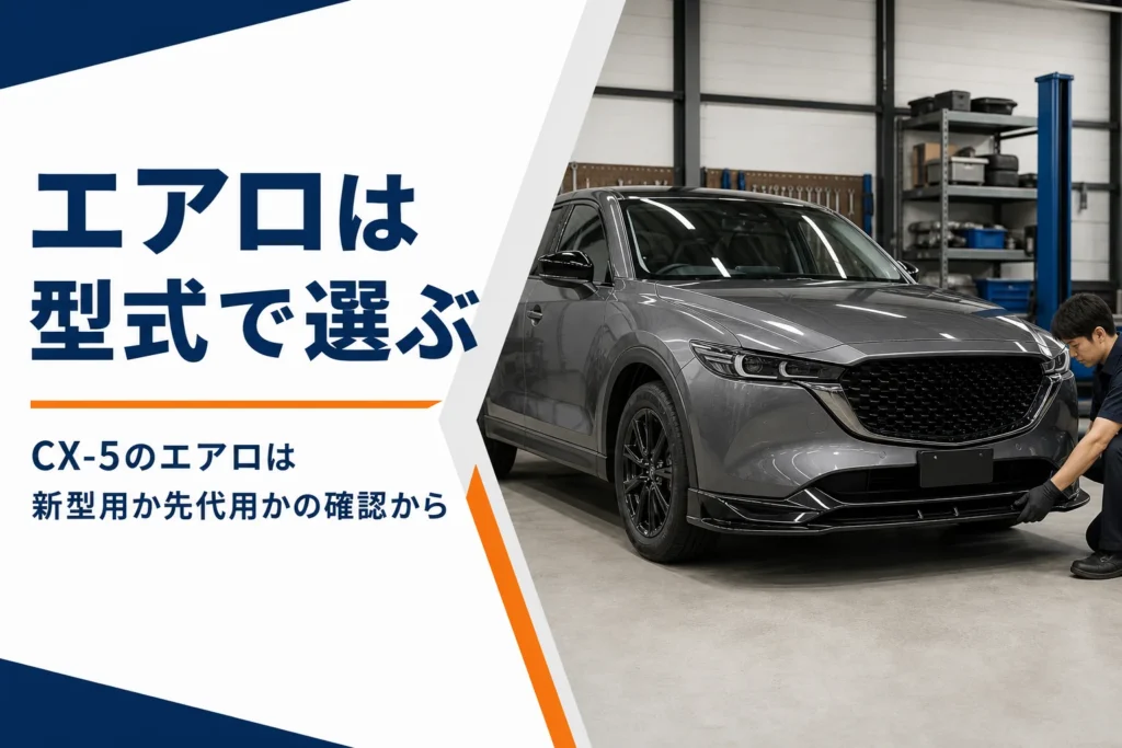 エアロパーツを付けたCX-5のイメージ