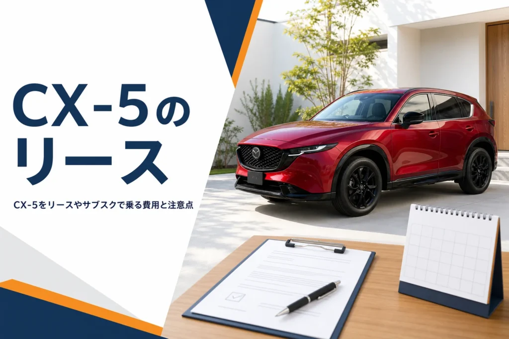 CX-5をリースで乗るイメージ