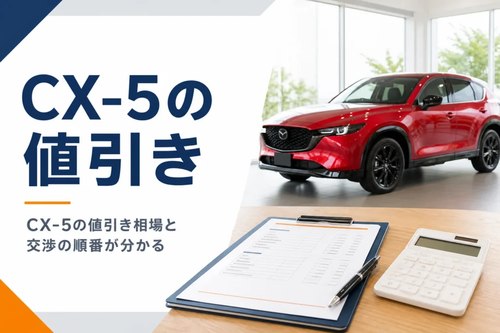 CX-5の値引き交渉のイメージ