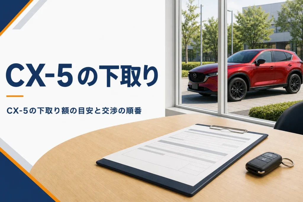 CX-5の下取り商談のイメージ