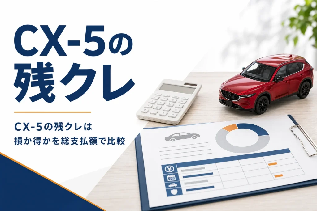 CX-5の残クレの支払い計画のイメージ